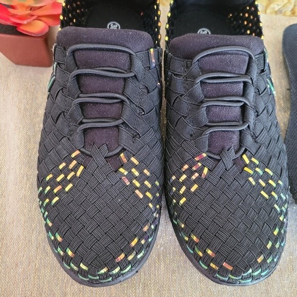 Bernie Mev comfortable multi colored shoes with removeable foot insert - Picture 8 of 9